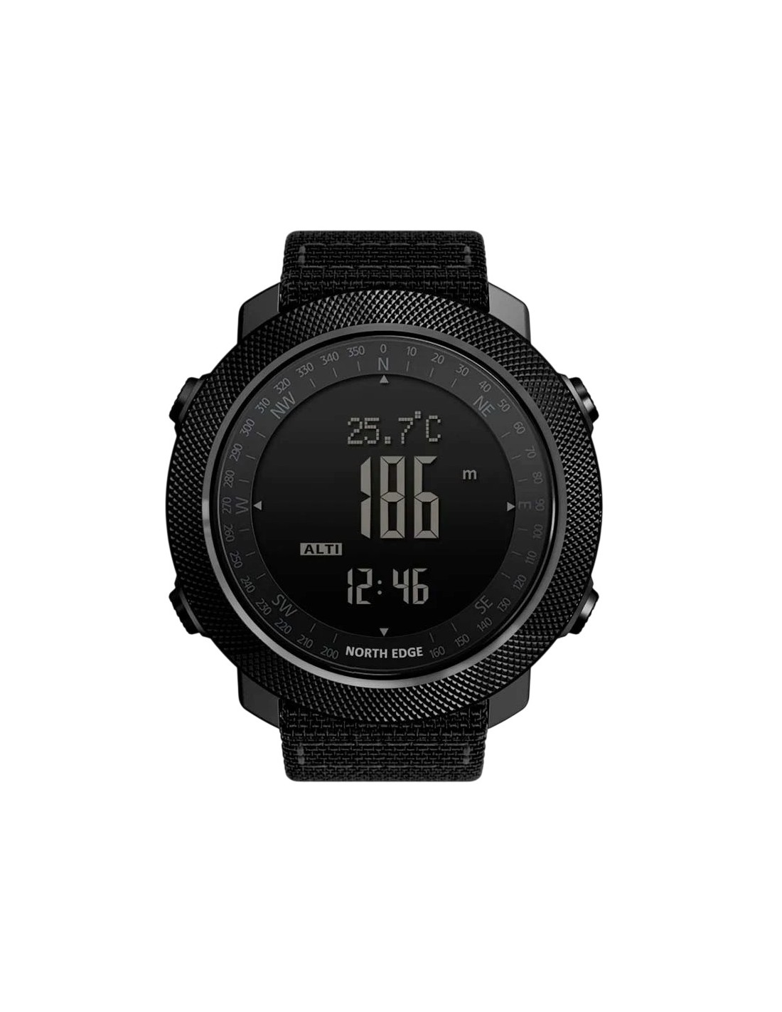 North Edge Apache con Correa de Nailon Negro | Smartwatch en Logroño