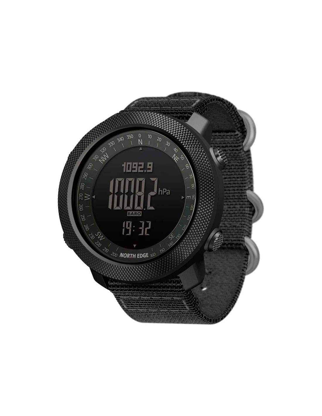 North Edge Apache con Correa de Nailon Negro | Smartwatch en Logroño