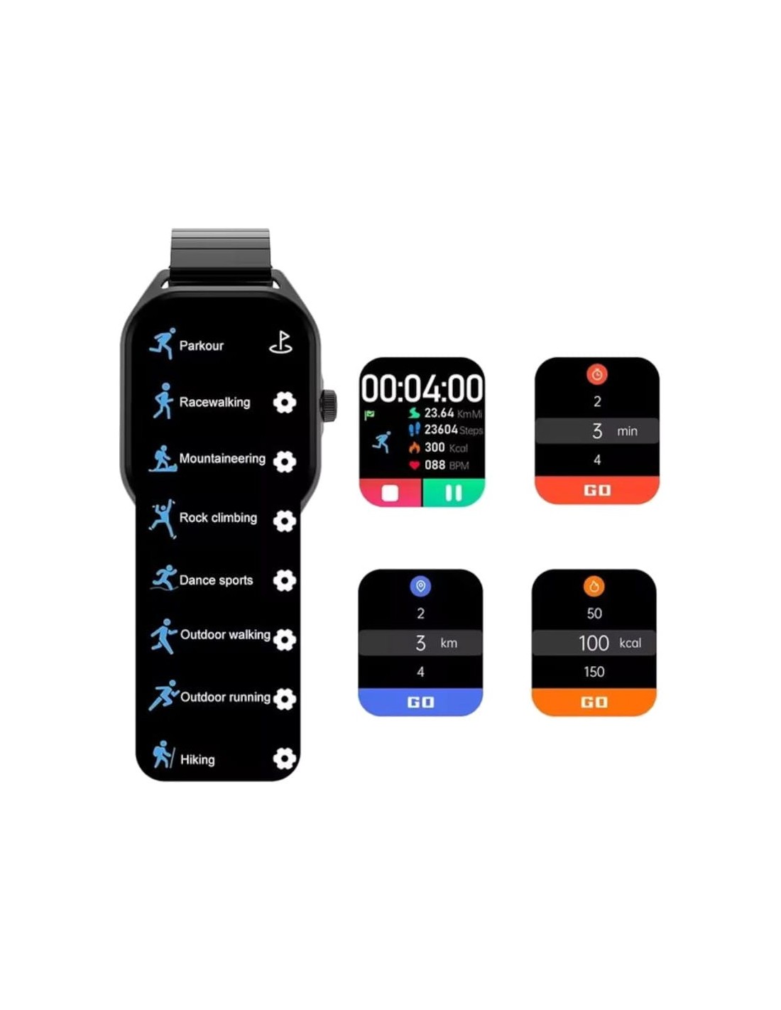DT NO.1 DT99 Negro | Smartwatch en Logroño