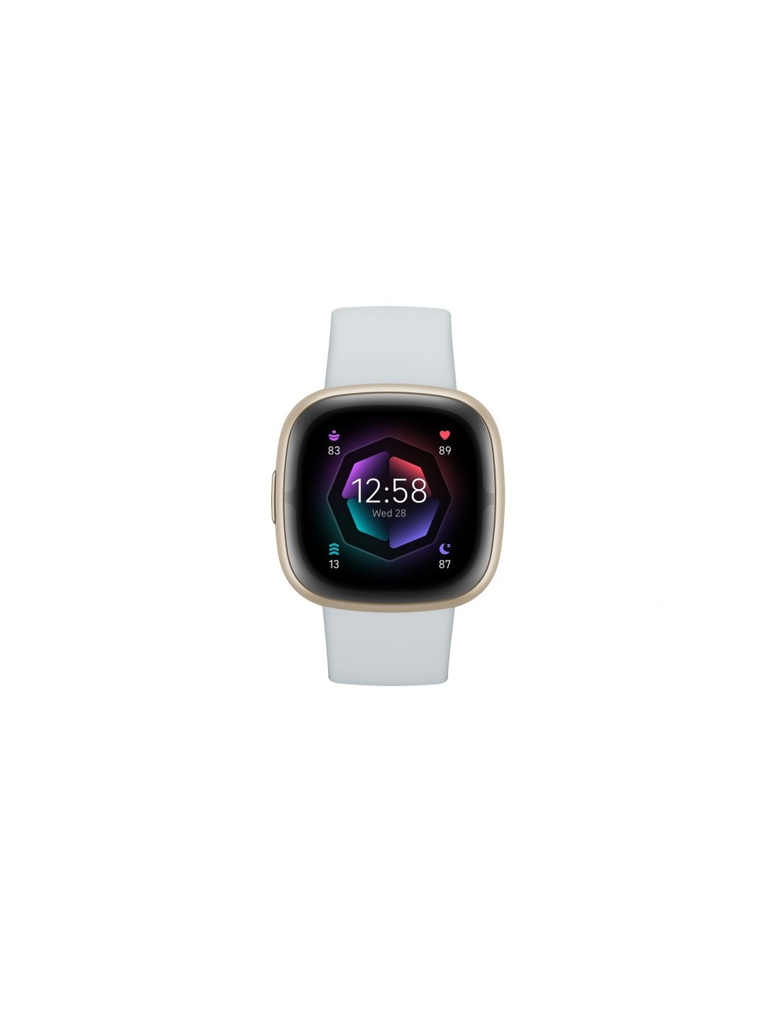 Fitbit Sense 2 Azul Niebla / Aluminio Dorado | Smartwatch en Logroño