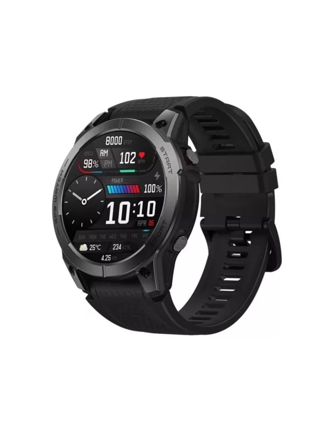 Zeblaze Stratos 3 Pro Negro | Smartwatch en Logroño