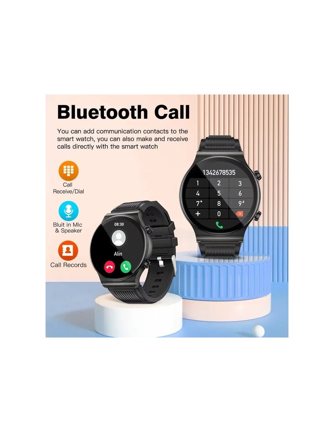 Kumi GT5 Pro+ Negro | Smartwatch en Logroño