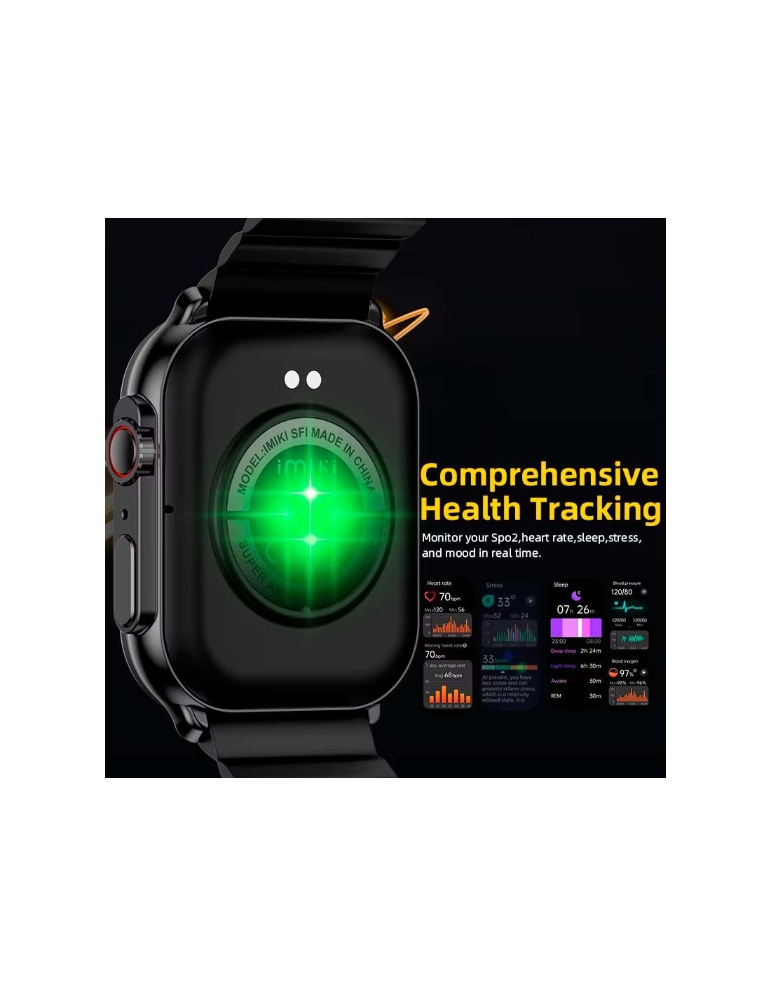 Imiki SF1 Negro | Smartwatch en Logroño