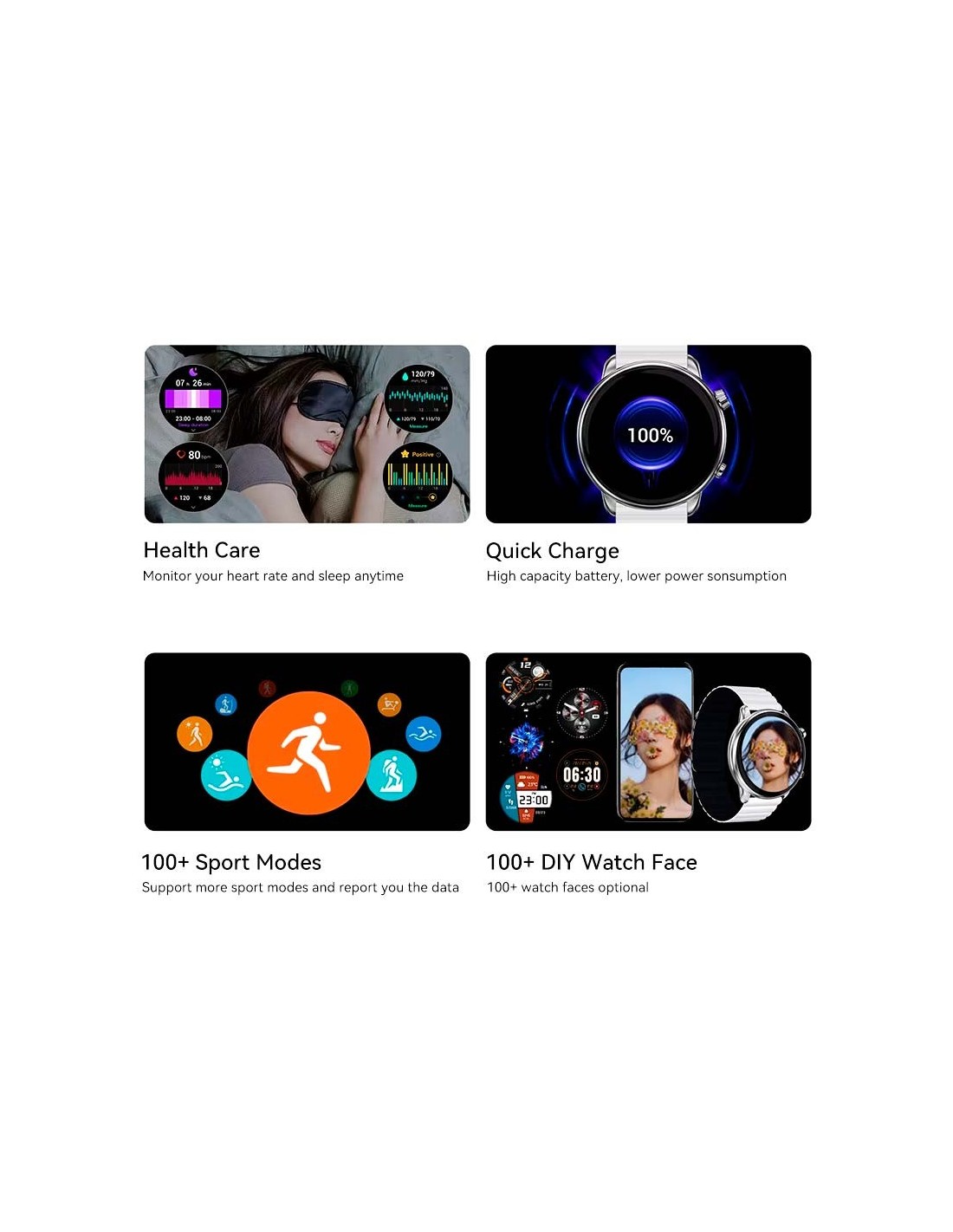 Imiki TG2 Negro | Smartwatch en Logroño