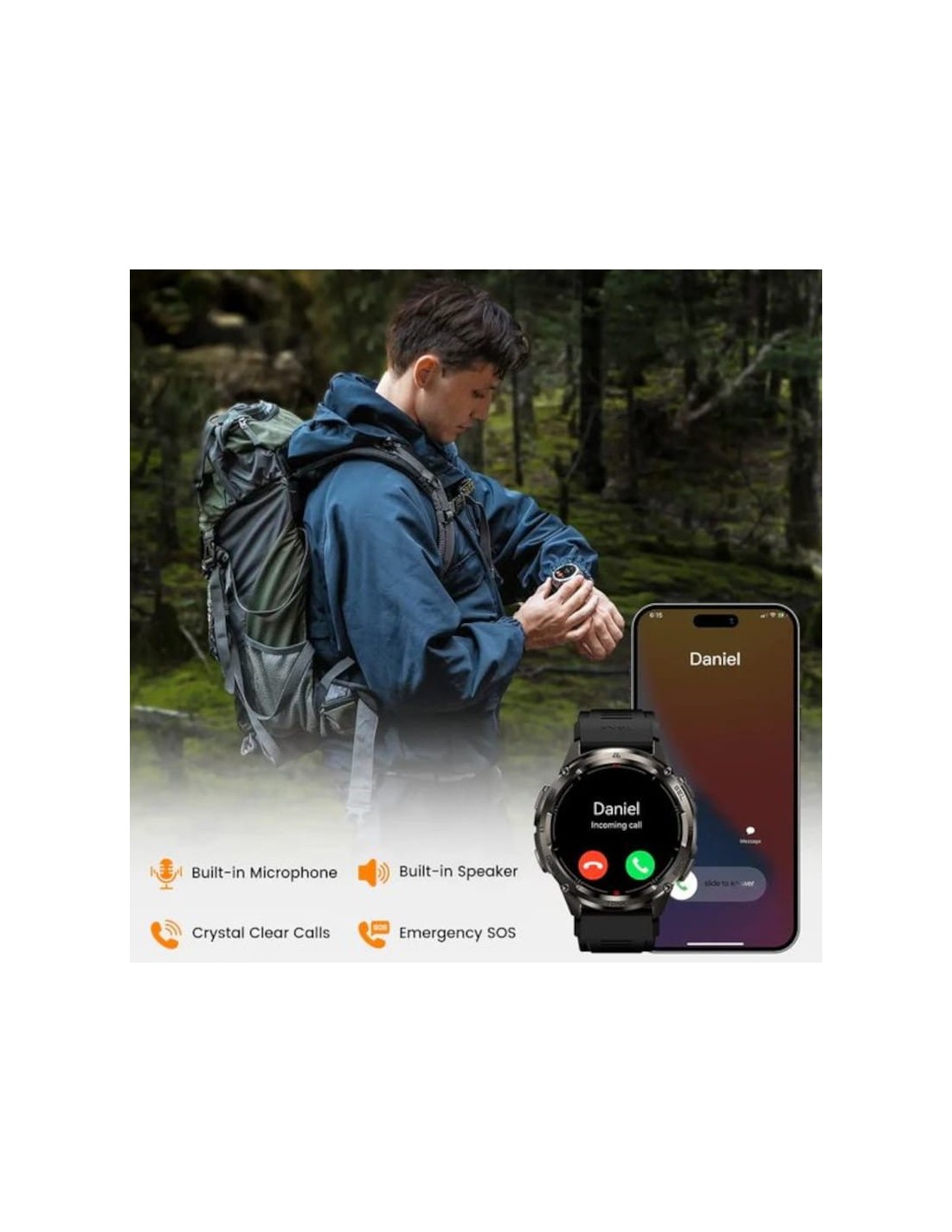 KOSPET Tank T3 Ultra 2 Plata | Smartwatch en Logroño