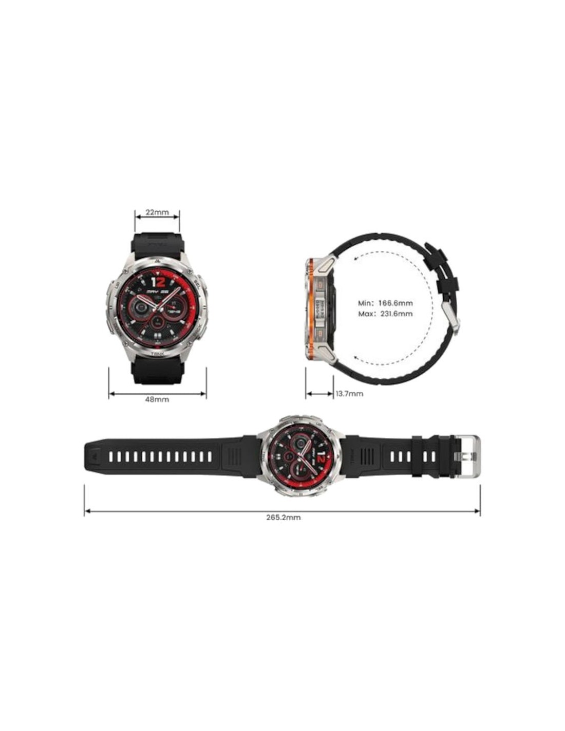 KOSPET Tank T3 Ultra 2 Plata | Smartwatch en Logroño