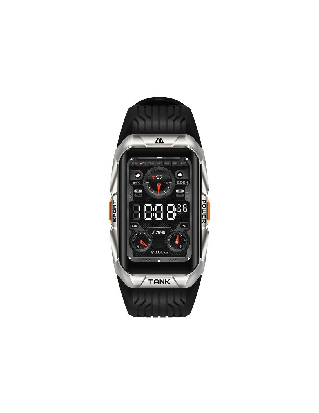 KOSPET Tank X2 Ultra Plata | Smartwatch en Logroño