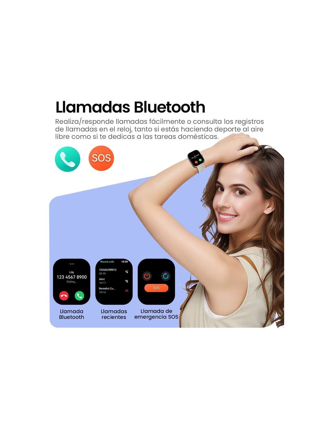 Haylou Watch S6 Blanco | Smartwatch en Logroño