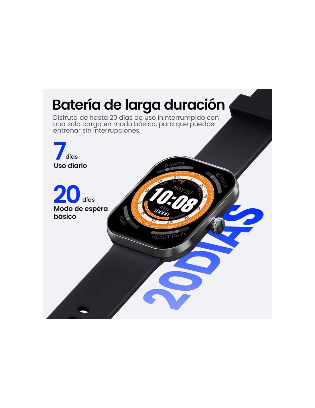 Haylou Watch S6 Blanco | Smartwatch en Logroño