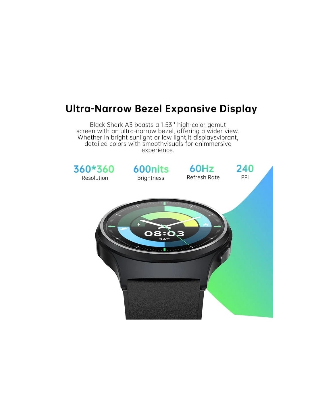 Black Shark A3 | Smartwatch en Logroño