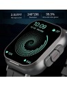 D8 Negro Correa Silicona con auriculares | Smartwatch en Logroño