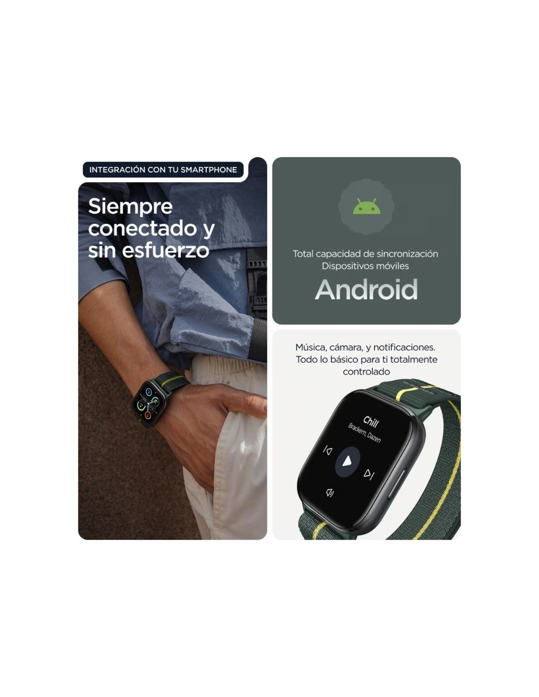 Motorola Moto Watch Fit Verde | Smartwatch en Logroño