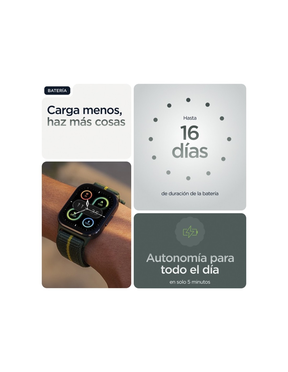 Motorola Moto Watch Fit Verde | Smartwatch en Logroño