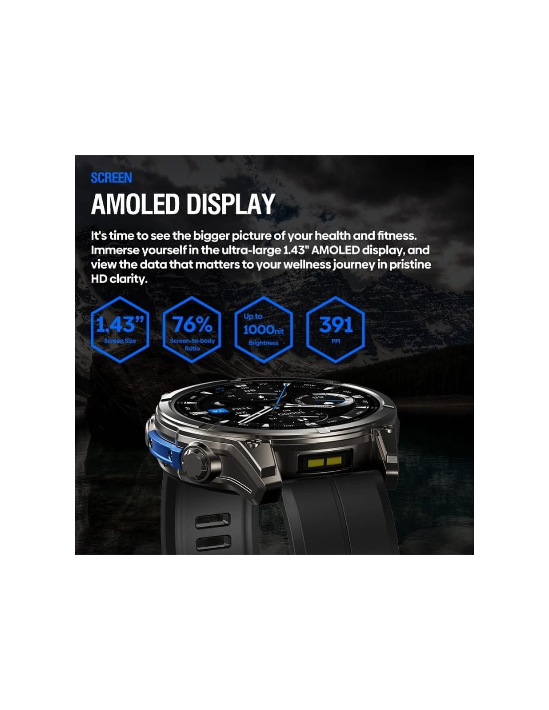 Zeblaze Vibe 8 Negro | Smartwatch en Logroño