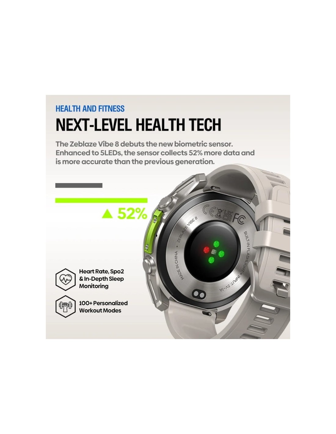 Zeblaze Vibe 8 Negro | Smartwatch en Logroño