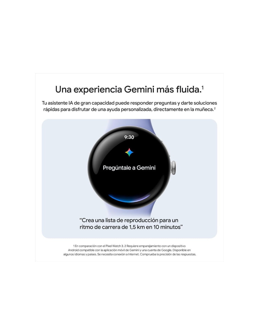 Google Pixel Watch 4 41 mm Plata | Smartwatch en Logroño