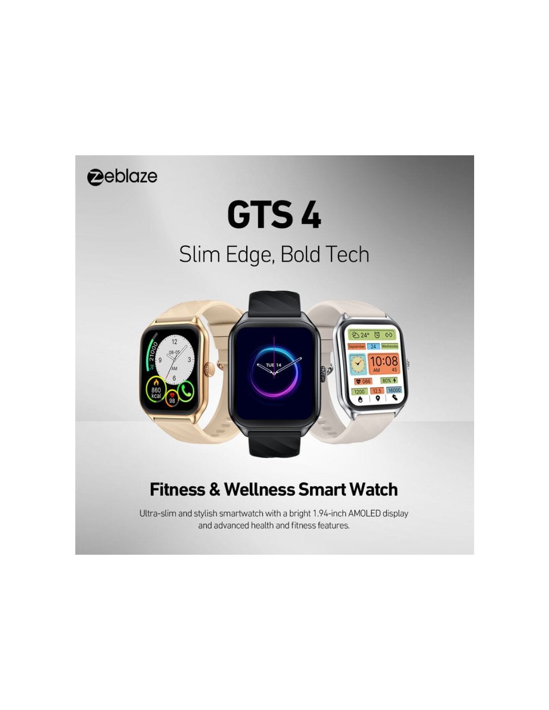 Zeblaze GTS 4 | Smartwatch en Logroño