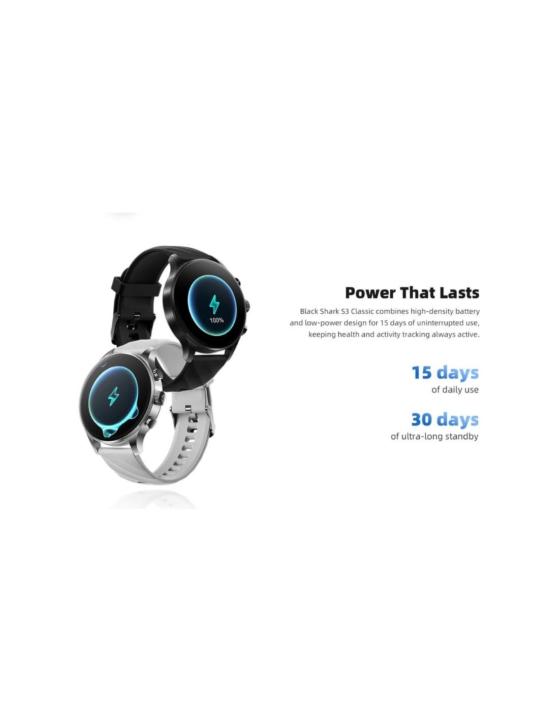 Black Shark S3 Classic Plata | Smartwatch en Logroño