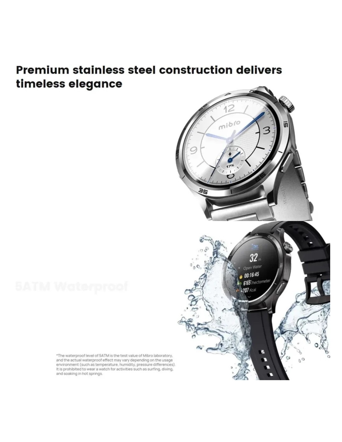 Mibro Watch GT Leather Negro | Smartwatch en Logroño