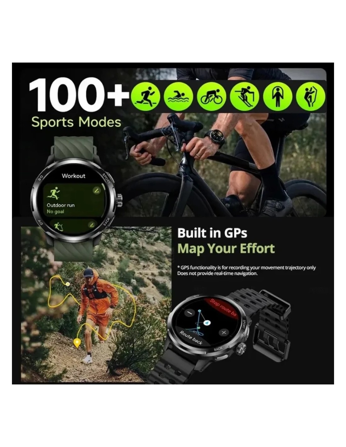 Ulefone Armor Watch Pro Negro | Smartwatch en Logroño