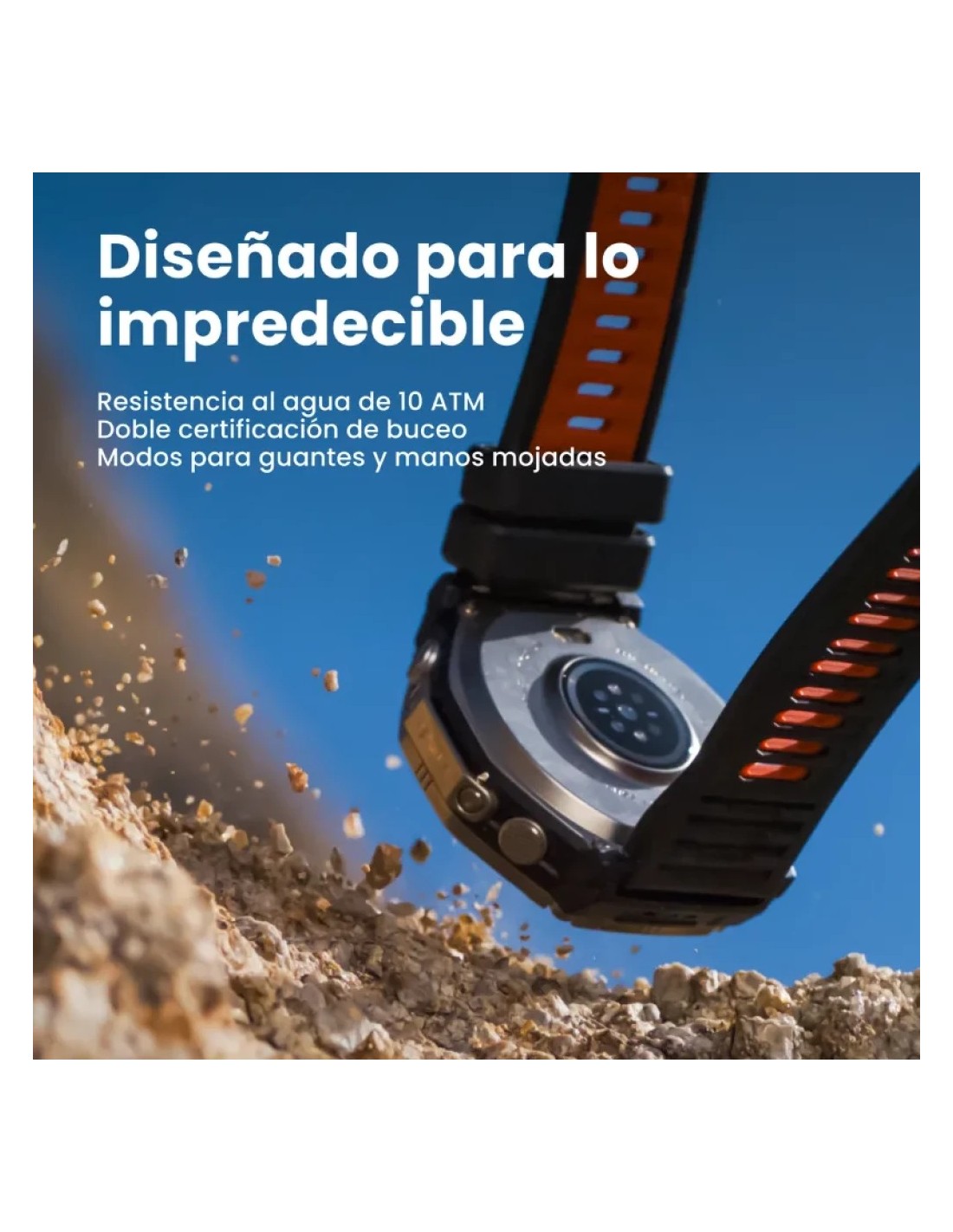 Amazfit T-Rex Ultra 2 Magma Negro | Smartwatch en Logroño