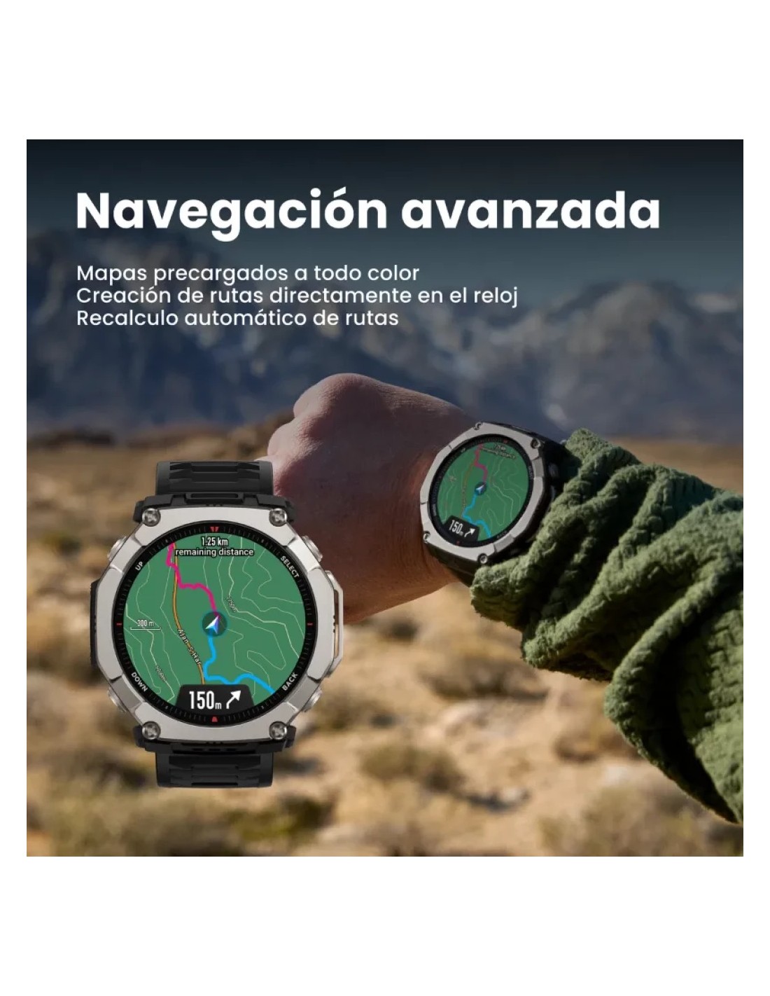 Amazfit T-Rex Ultra 2 Magma Negro | Smartwatch en Logroño