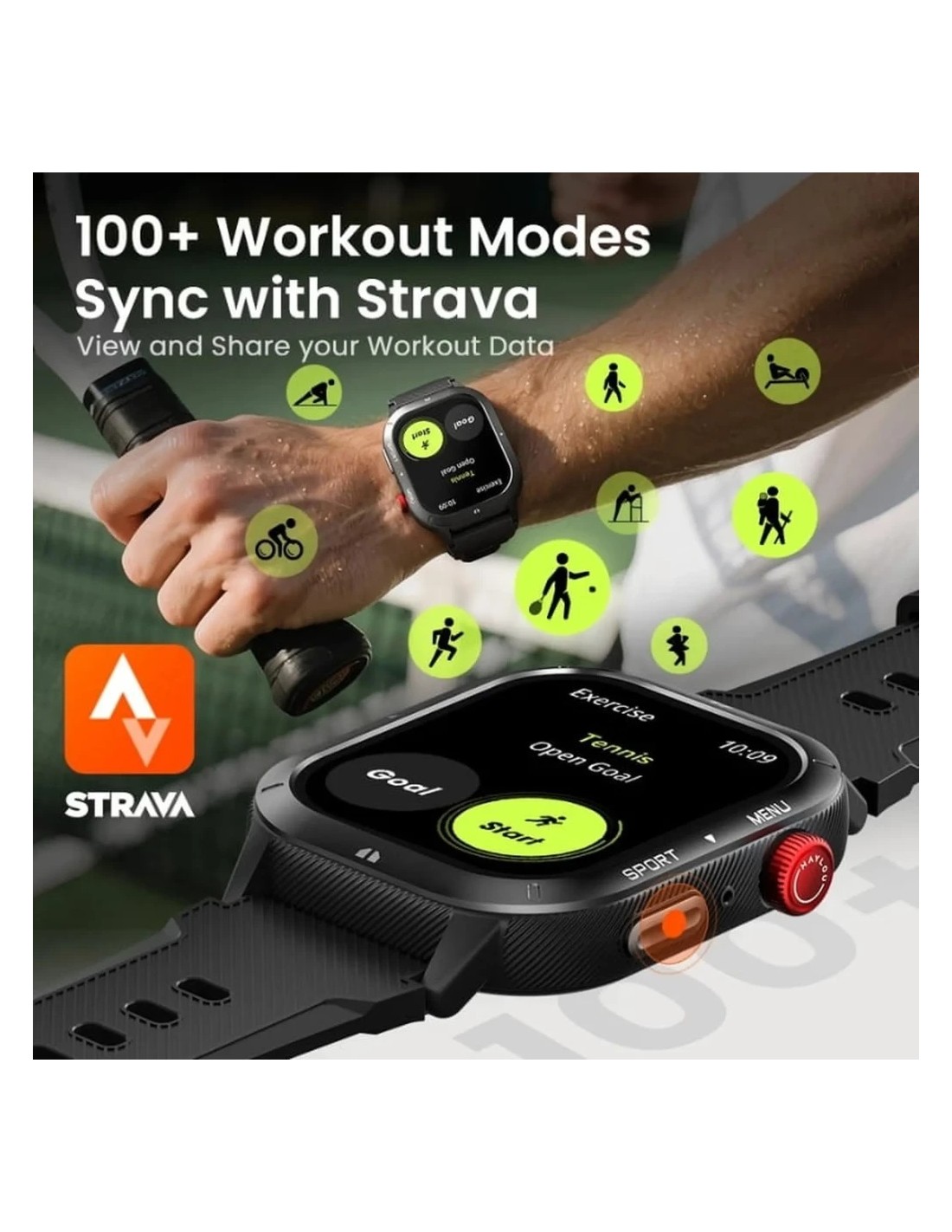 Haylou Iron Neo Negro | Smartwatch en Logroño