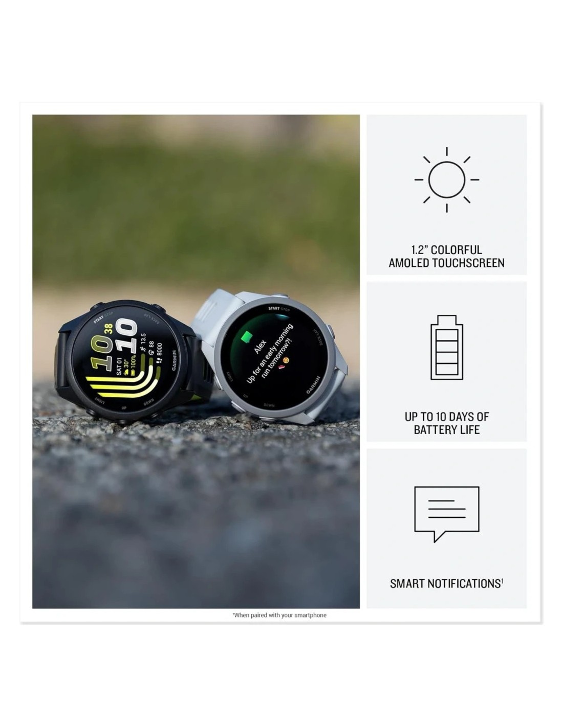 Garmin Forerunner 170 Negro | Smartwatch en Logroño