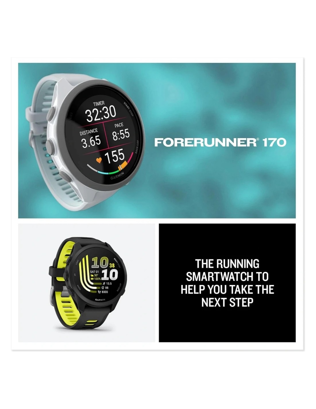 Garmin Forerunner 170 Negro | Smartwatch en Logroño