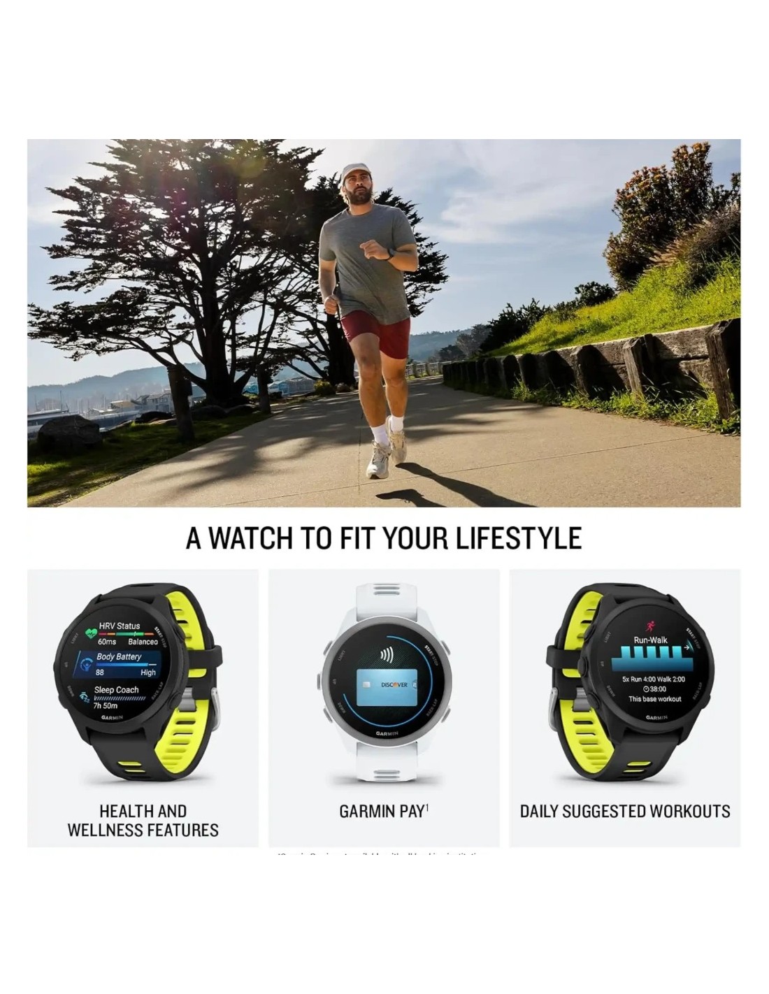 Garmin Forerunner 170 Negro | Smartwatch en Logroño
