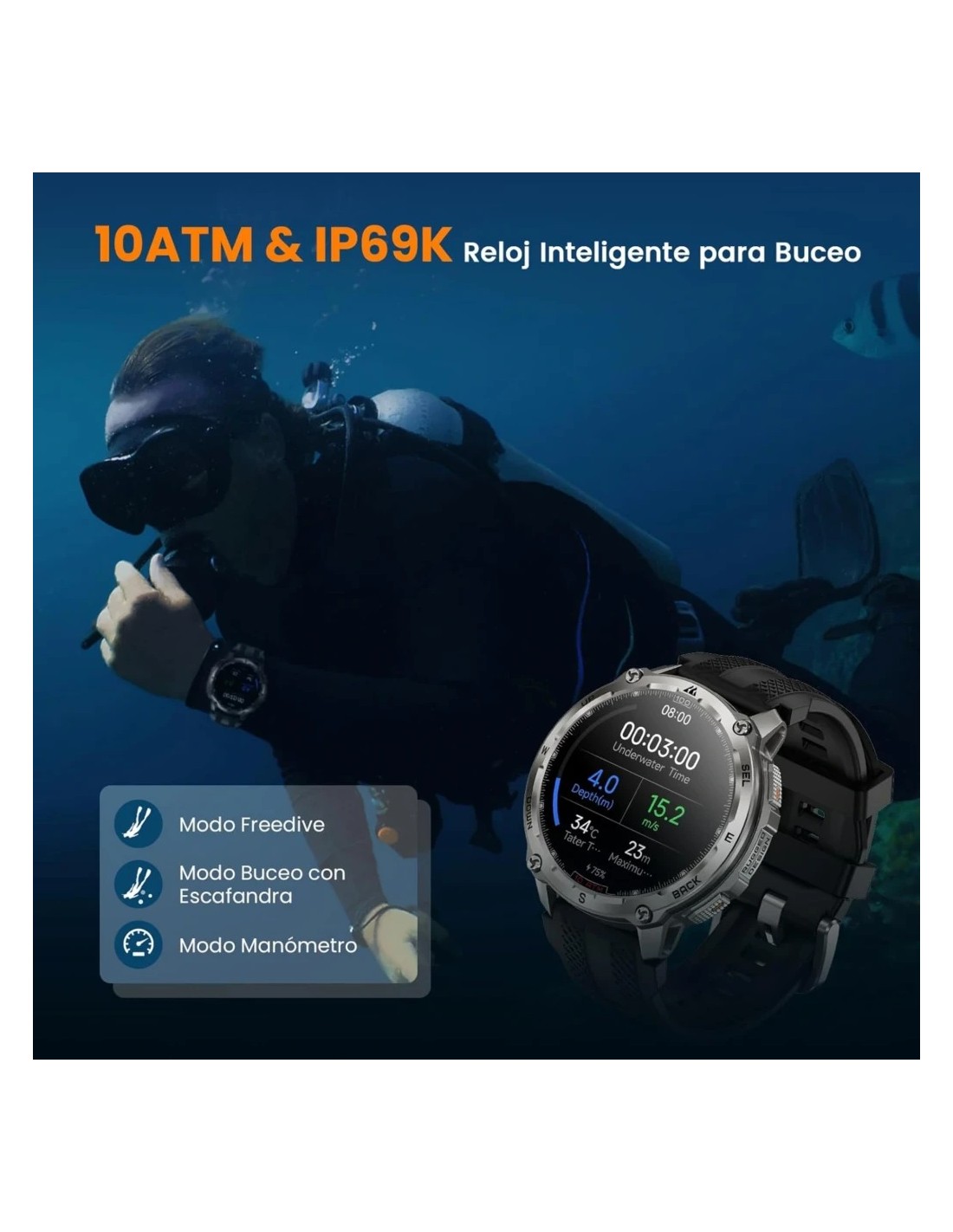 KOSPET Tank T4 Special Edition | Smartwatch en Logroño