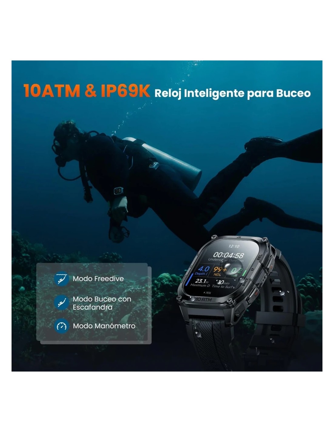 KOSPET Tank M4 Special Edition | Smartwatch en Logroño