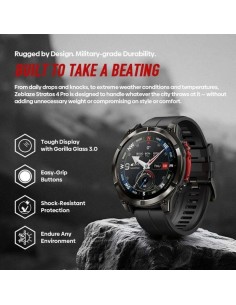 Zeblaze Stratos 4 Pro Negro | Smartwatch en Logroño 2