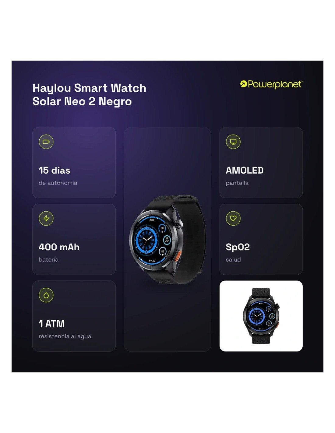 Haylou Solar Neo 2 | Smartwatch en Logroño
