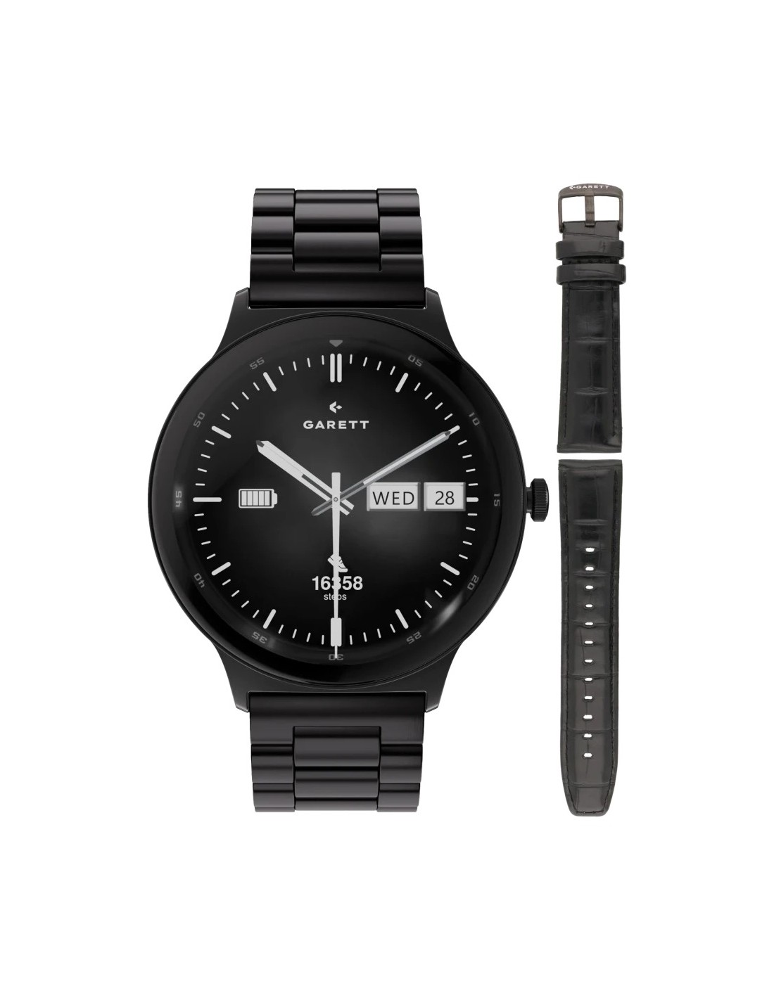Garett Quantum Black Steel | Smartwatch en Logroño
