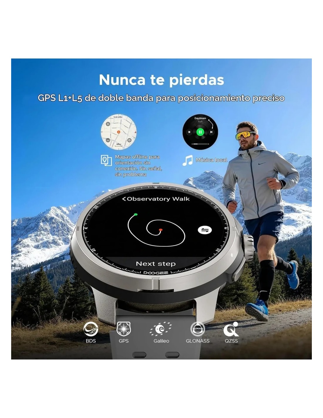 Doogee Anymoving M1 Pro Negro | Smartwatch en Logroño