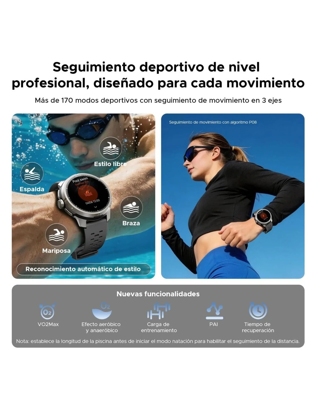 Doogee Anymoving M1 Pro Negro | Smartwatch en Logroño