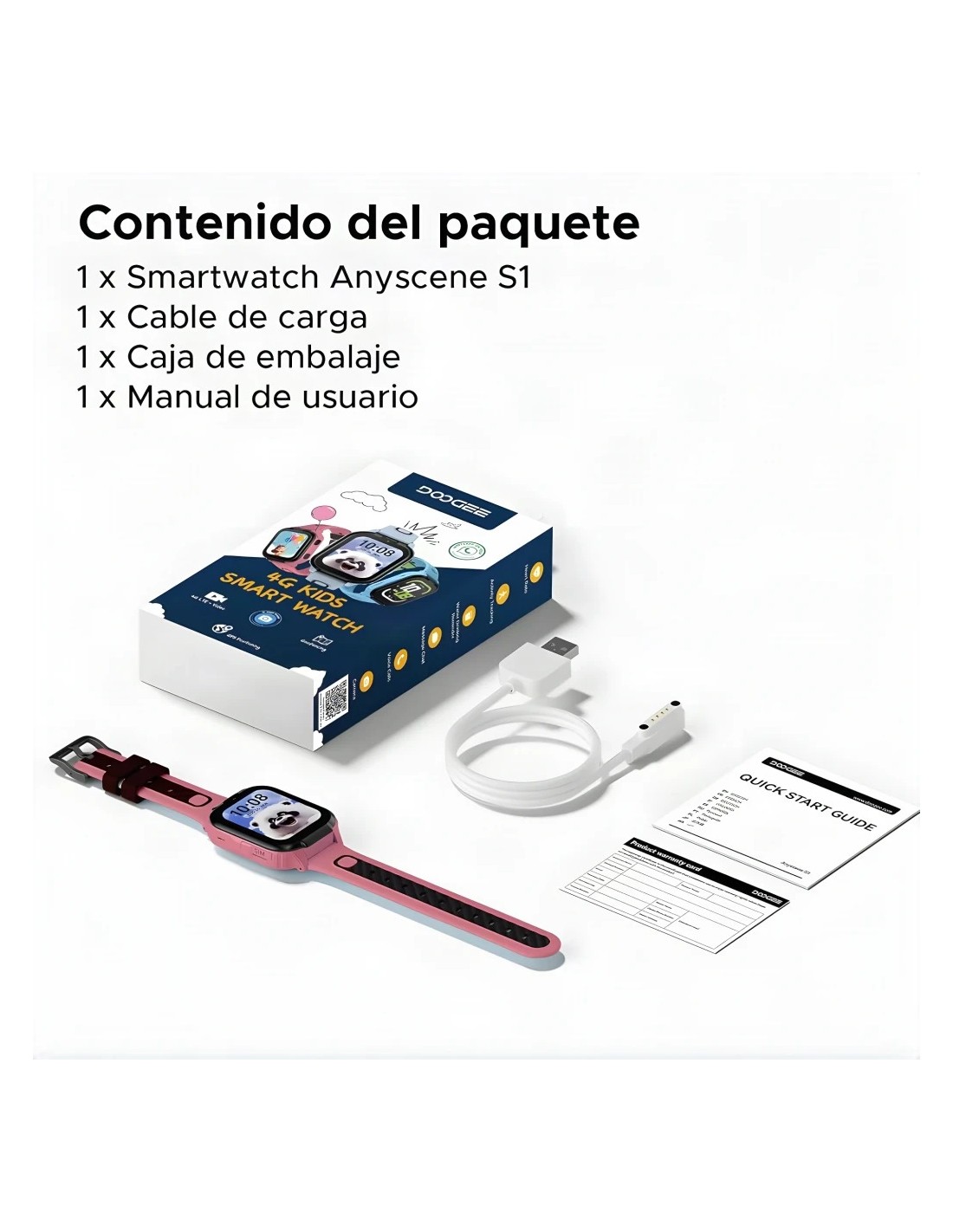 Smartwatch infantil Doogee Anyscene S1 | Smartwatch en Logroño
