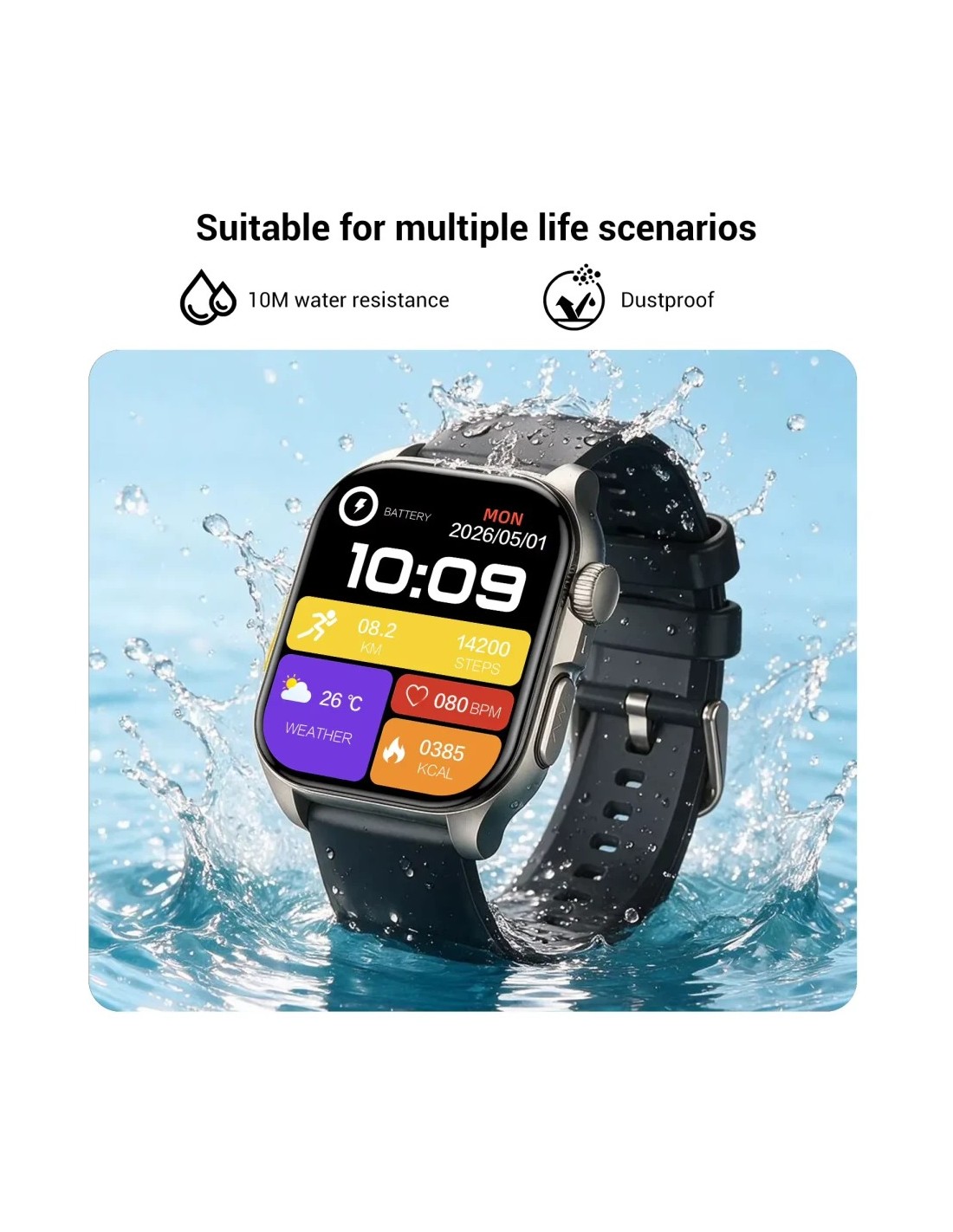 Blackview R70 Negro | Smartwatch en Logroño