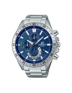 Casio Edifice EFV-620D-2AV Plata Azul Cronógrafo Analógico Batería 3
