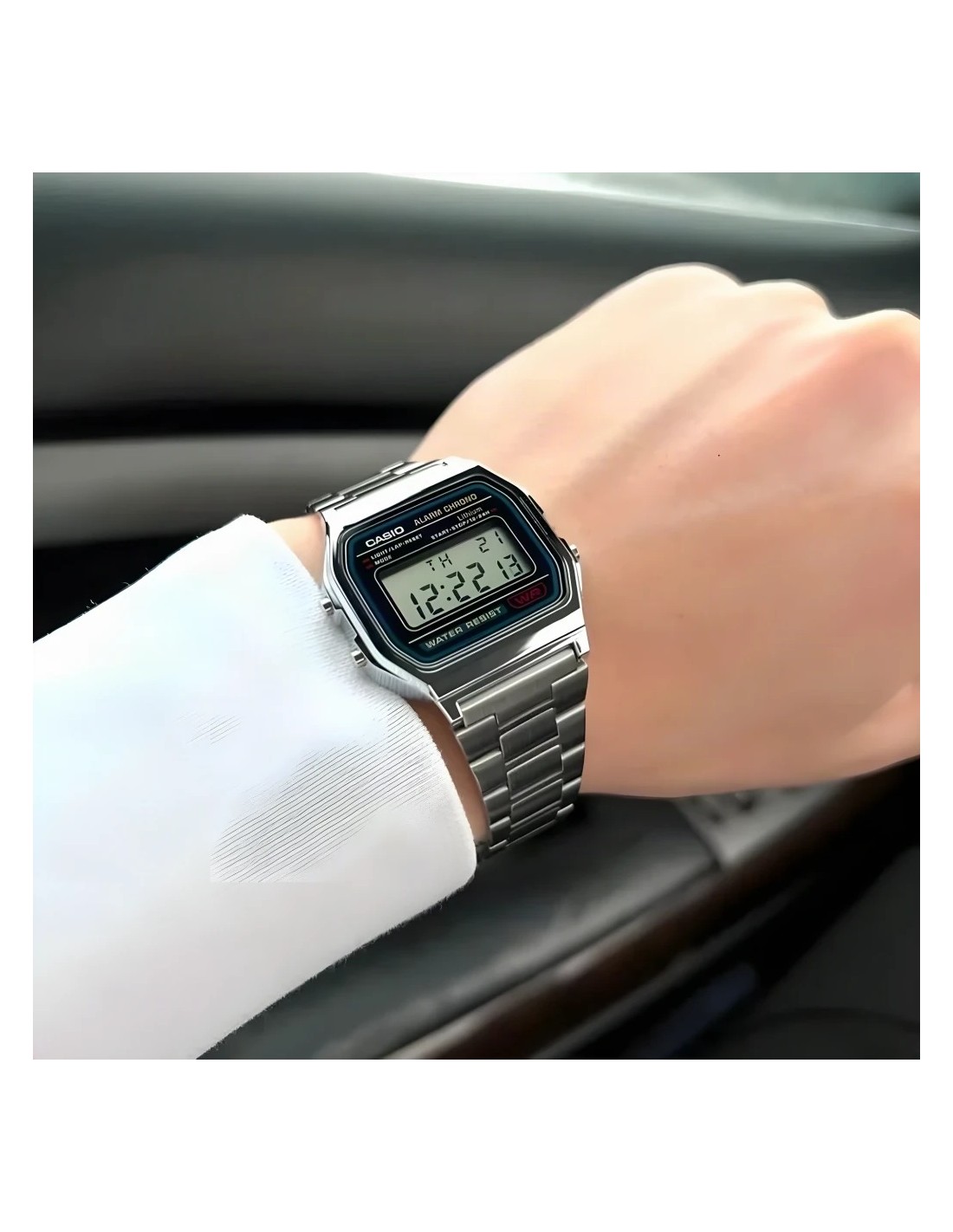 Casio A158WA-1DF Vintage Cronómetro Alarma Calendario en Logroño