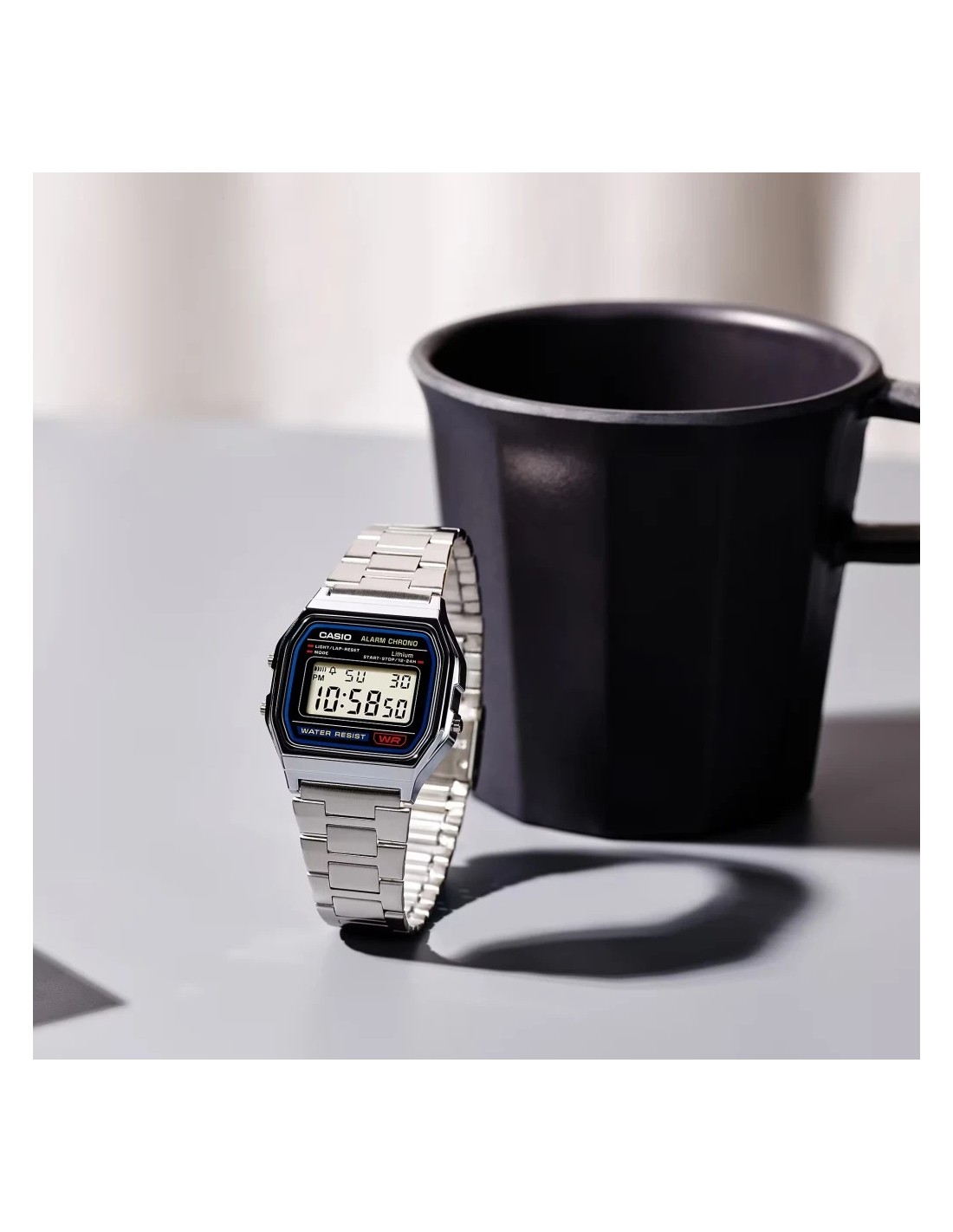 Casio A158WA-1DF Vintage Cronómetro Alarma Calendario en Logroño
