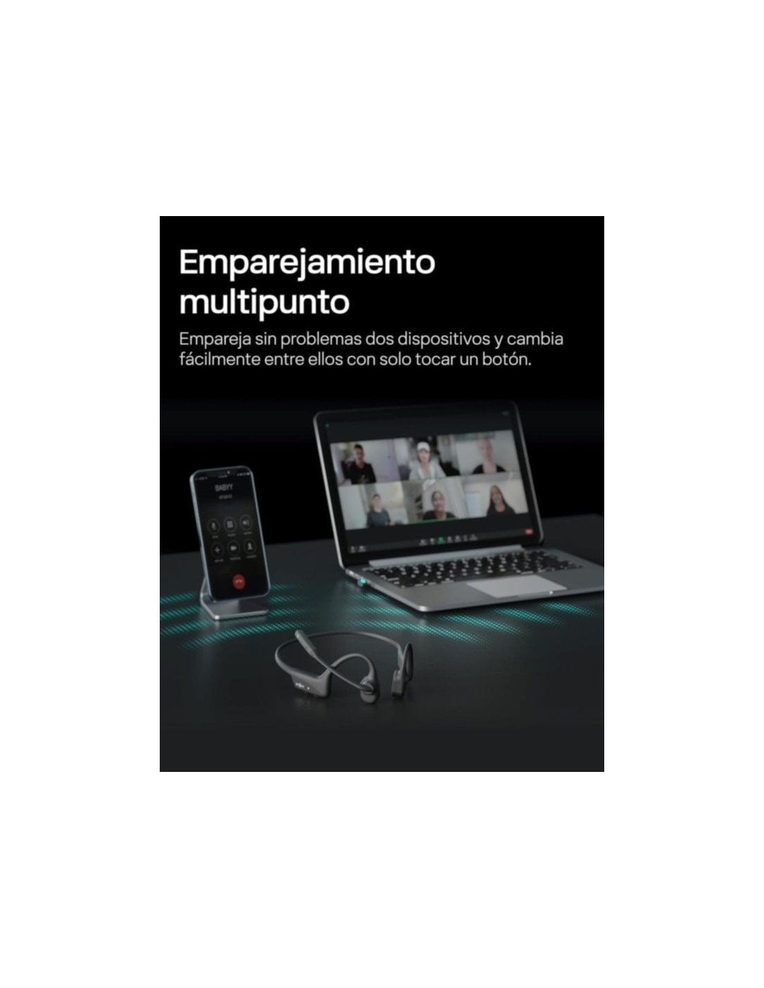 Shokz OpenComm 2 UC USB-C Negro | Auriculares en Logroño
