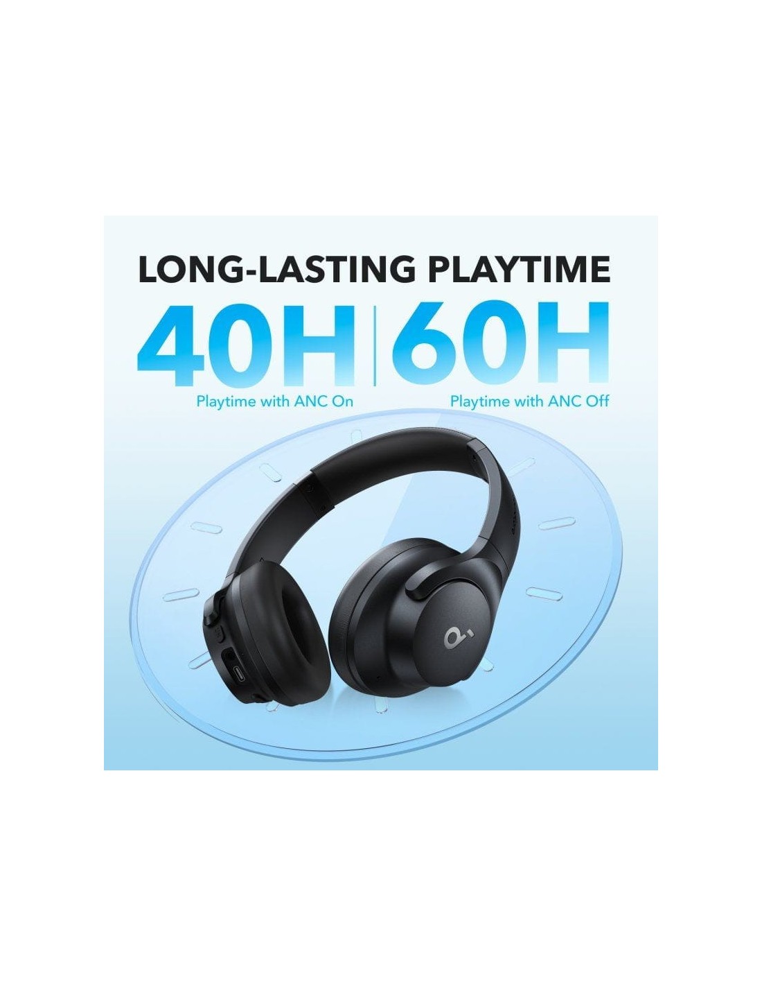 Soundcore Q20i Negro | Auriculares en Logroño
