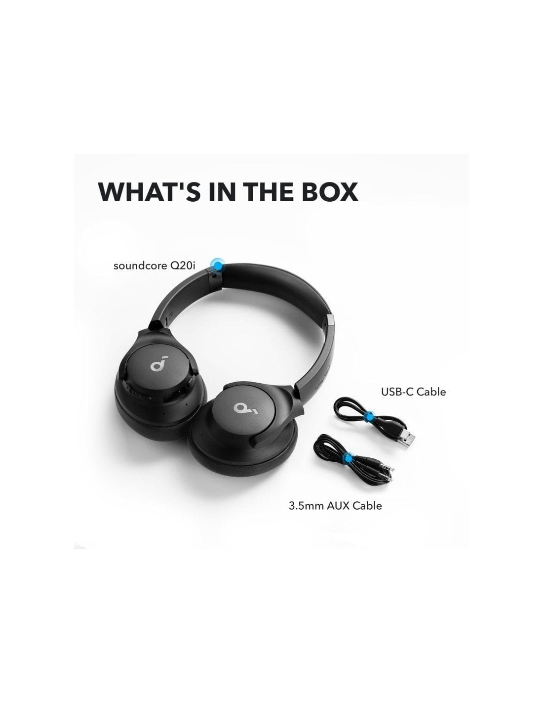 Soundcore Q20i Negro | Auriculares en Logroño