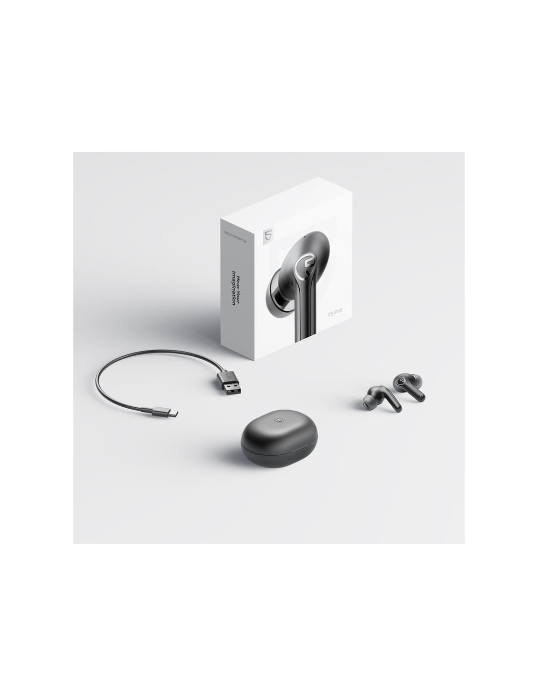 SoundPEATS T3 Pro Negro | Auriculares en Logroño