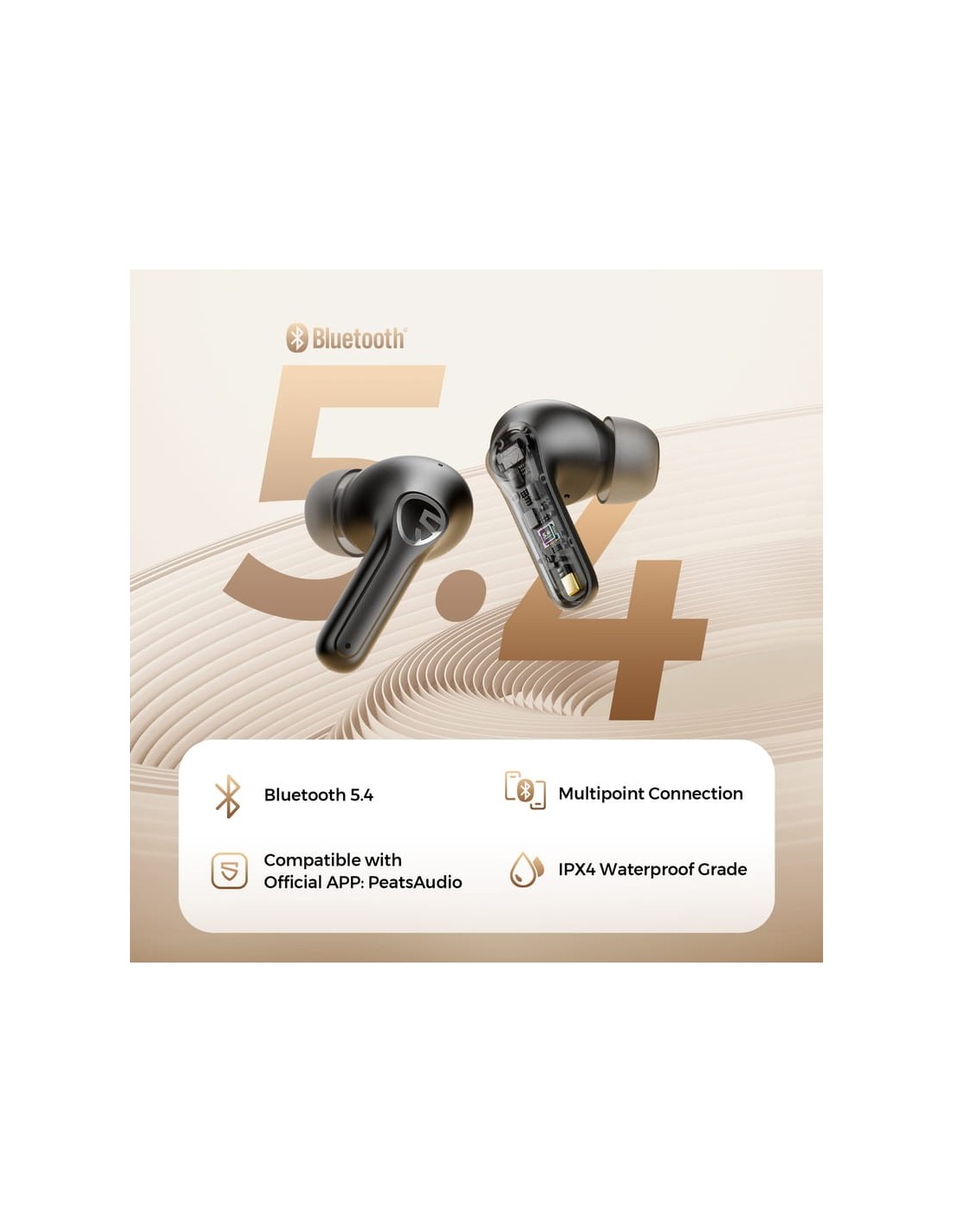 SoundPEATS T3 Pro Negro | Auriculares en Logroño