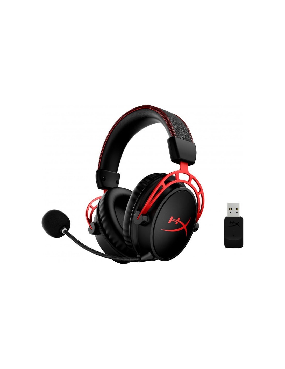 HyperX Cloud Alpha Negro/Rojo | Auriculares en Logroño
