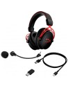 HyperX Cloud Alpha Negro/Rojo | Auriculares en Logroño