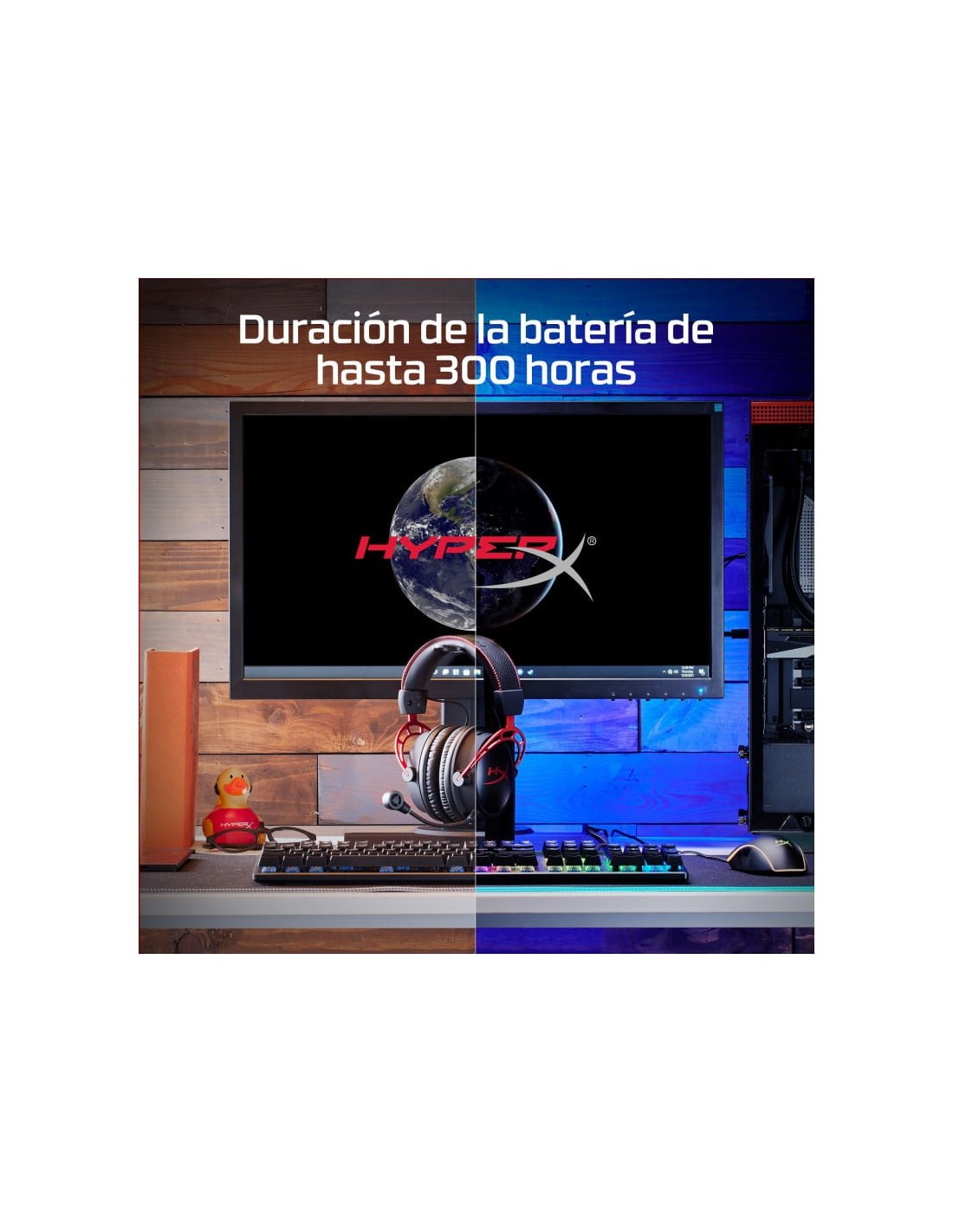 HyperX Cloud Alpha Negro/Rojo | Auriculares en Logroño